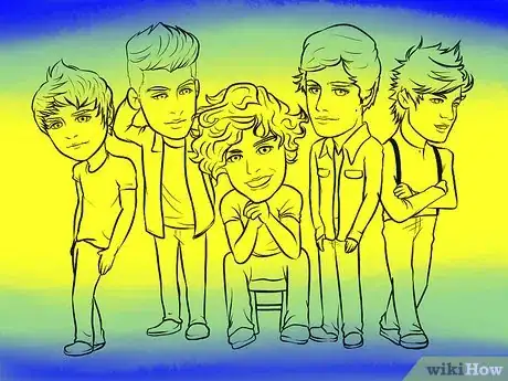 Obrázek nazván Draw One Direction Step 18