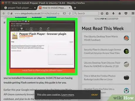 Obrázek nazván Install Flash Player on Ubuntu Step 6