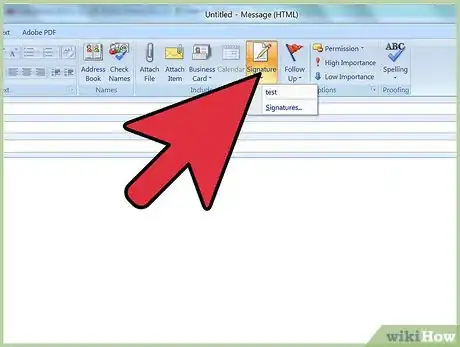 Obrázek nazván Add a Signature in Microsoft Outlook Step 6
