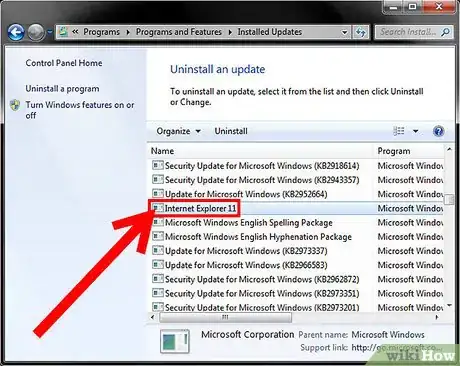 Obrázek nazván Uninstall Internet Explorer 11 for Windows 7 Step 4