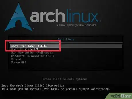 Obrázek nazván Install Arch Linux Step 7