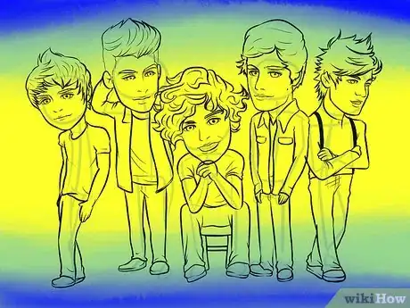 Obrázek nazván Draw One Direction Step 17