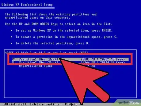 Obrázek nazván Install Windows XP Step 9