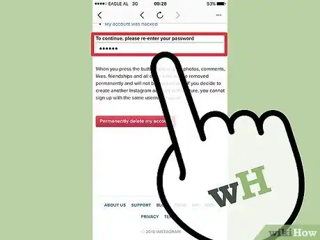 Obrázek nazván Delete an Instagram Account Step 11