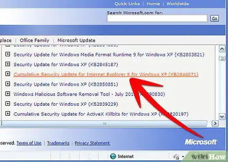 Obrázek nazván Update Microsoft Internet Explorer Step 7