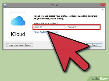 Obrázek nazván Access iCloud Step 6