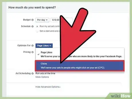 Obrázek nazván Advertise on Facebook Step 15