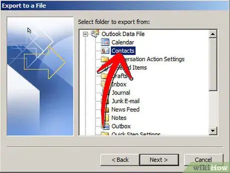 Obrázek nazván Export Contacts from Outlook Step 6