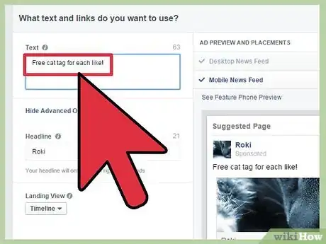 Obrázek nazván Advertise on Facebook Step 23