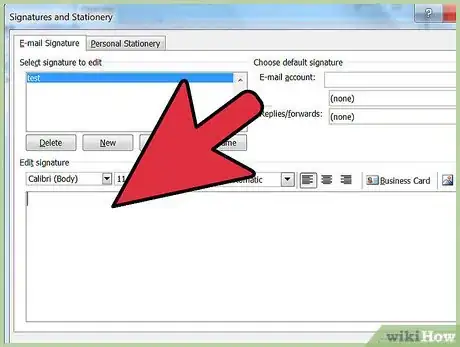 Obrázek nazván Add a Signature in Microsoft Outlook Step 4